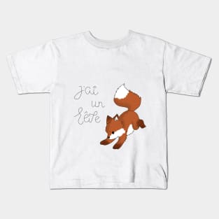 dreamy fox Kids T-Shirt